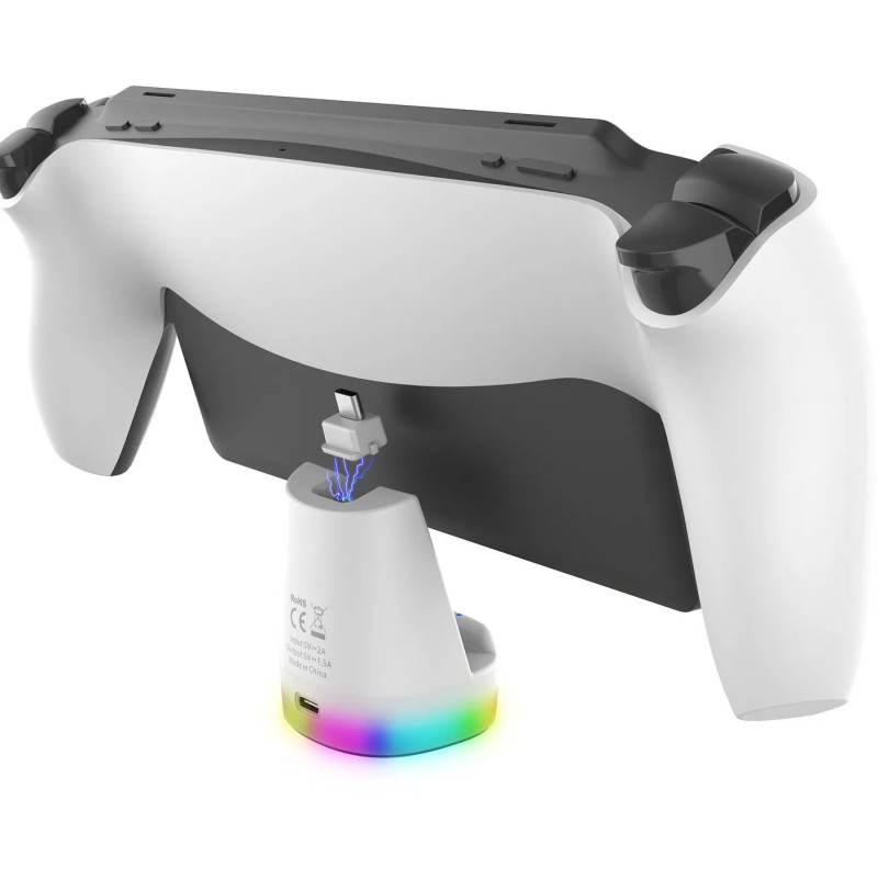 iPega P5P25 Mini Magnetický Nabíjací Stojan pre Playstation Portal Remote Player White
