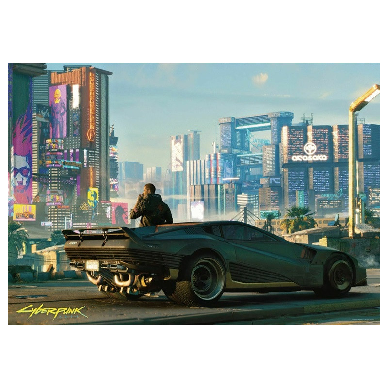 GLO GAMING PUZZLE: CYBERPUNK 2077 MERCENARY RISE