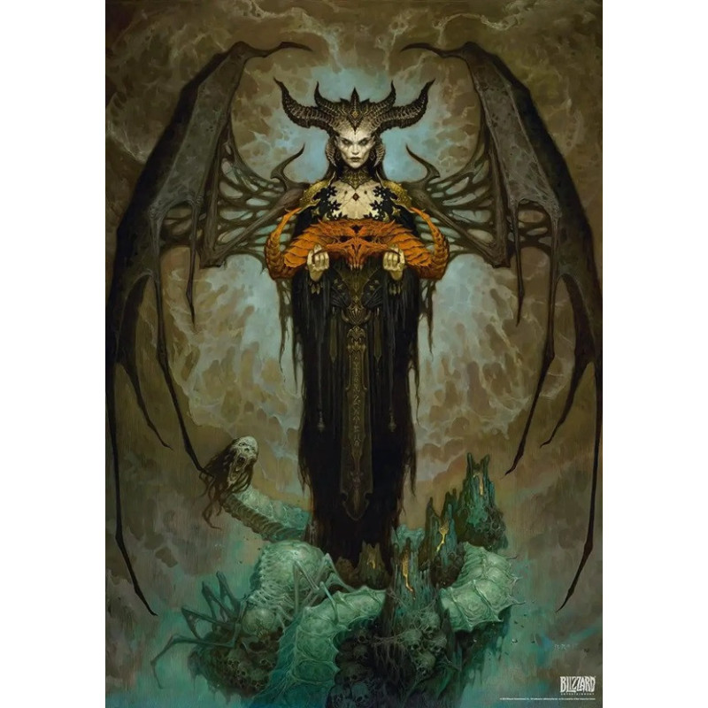 GLO GAMING PUZZLE: DIABLO IV LILITH