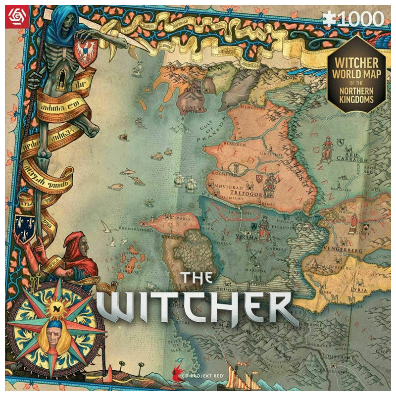 GLO GAMING PUZZLE: THE WITCHER 3 NORTHERN KINGDOMS