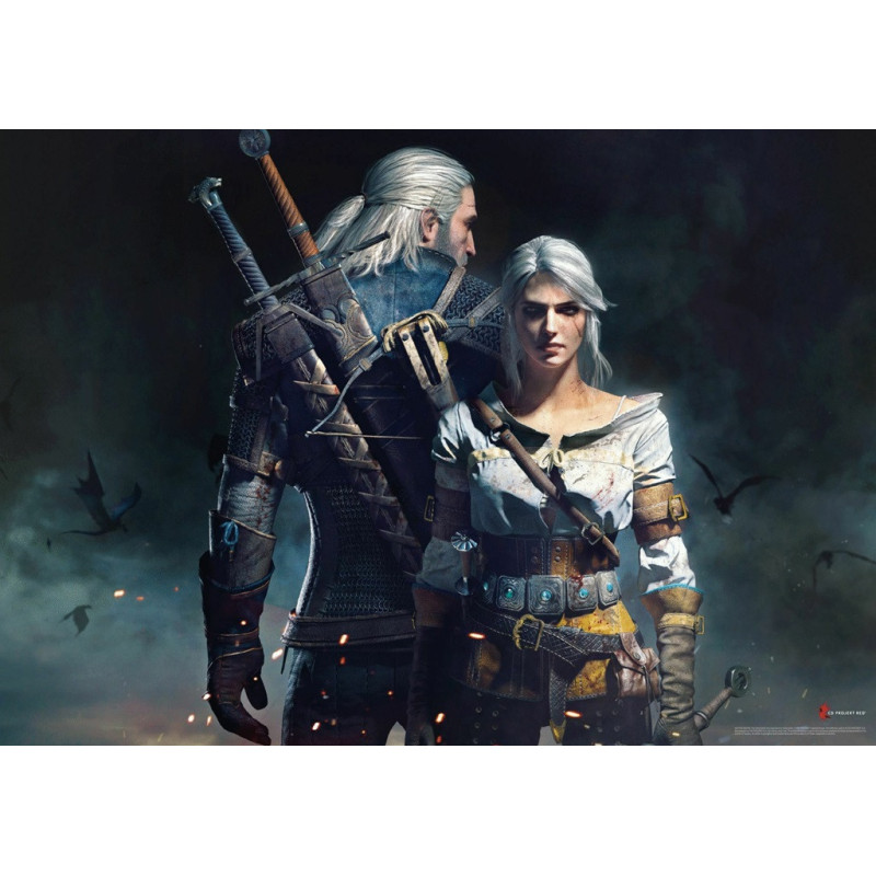 GLO GAMING PUZZLE: THE WITCHER GERALT & CIRI