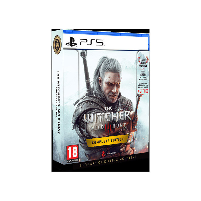 PS5 - The Witcher 3: The Wild Hunt - Complete Edition + 10th Anniversary Steelbook