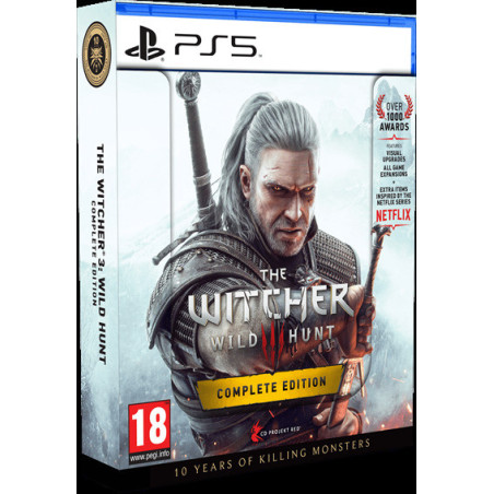 PS5 - The Witcher 3: The Wild Hunt - Complete Edition + 10th Anniversary Steelbook