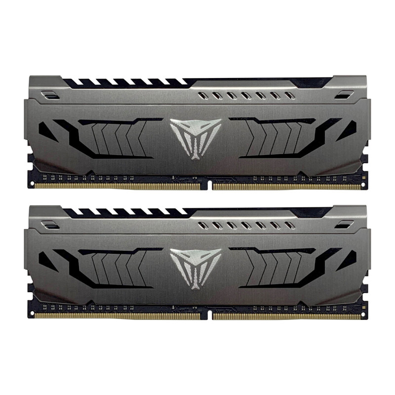 Patriot Viper Steel/DDR4/16GB/3200MHz/CL16/2x8GB/Grey