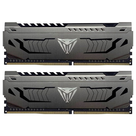 Patriot Viper Steel/DDR4/16GB/3600MHz/CL18/2x8GB/Grey
