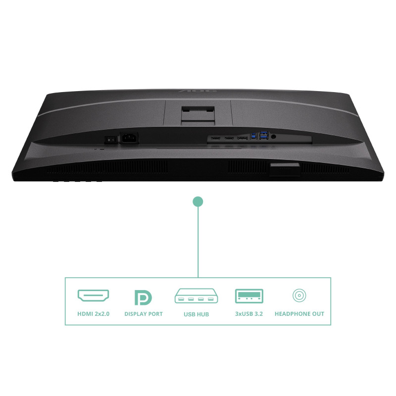 AOC/Q27P4U/27"/IPS/QHD/120Hz/4ms/Čierna/5R