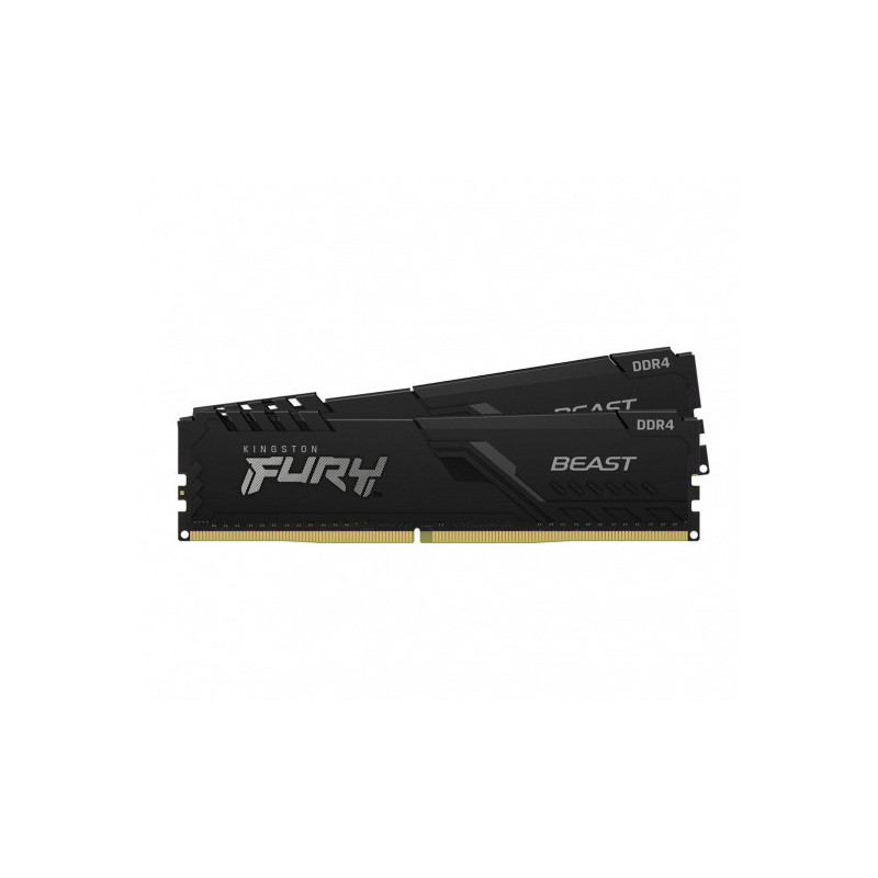 Kingston FURY Beast/DDR4/16GB/3600MHz/CL17/2x8GB/Black