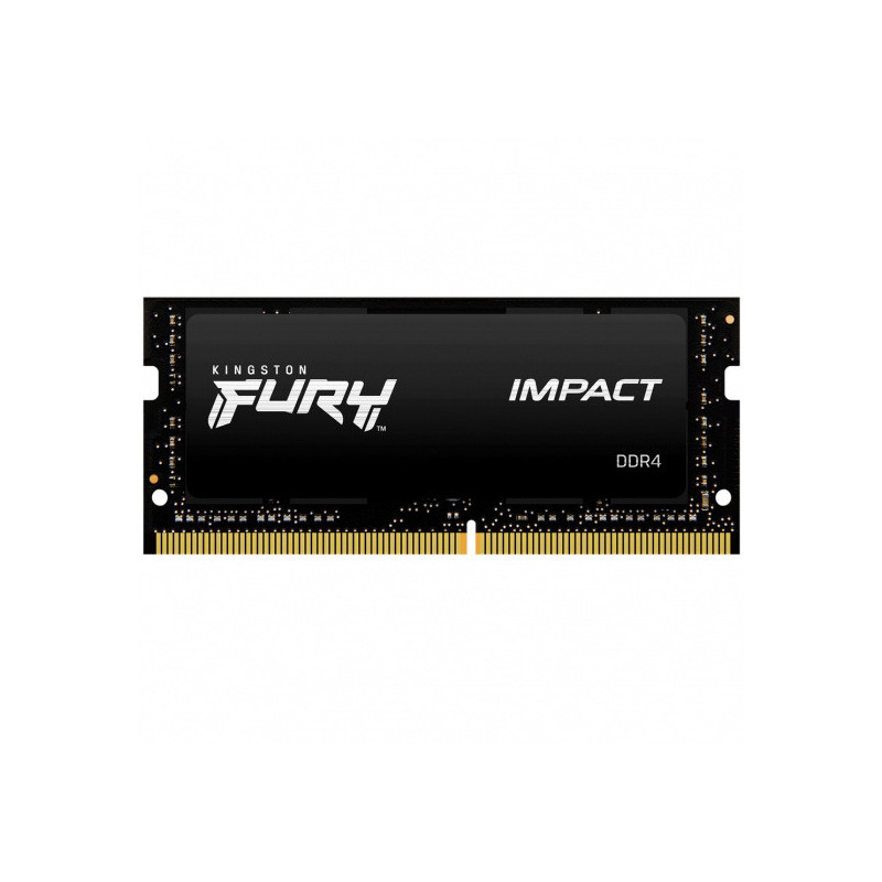 Kingston FURY Impact/SO-DIMM DDR4/16GB/3200MHz/CL20/1x16GB/Black