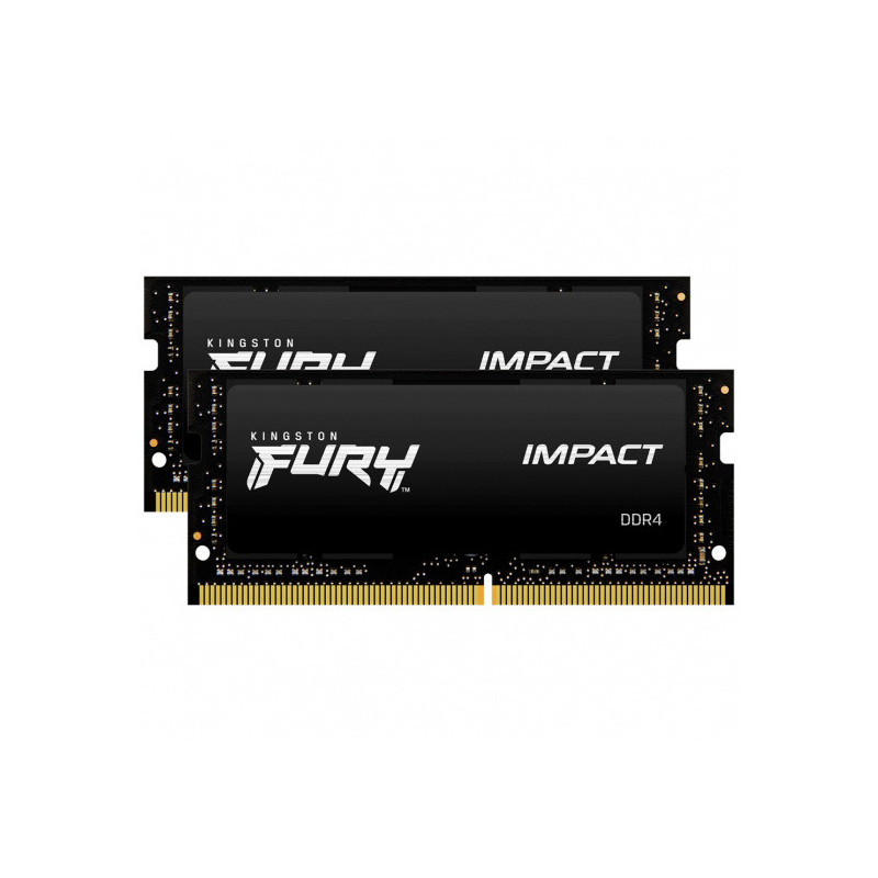 Kingston FURY Impact/SO-DIMM DDR4/64GB/3200MHz/CL20/2x32GB/Black
