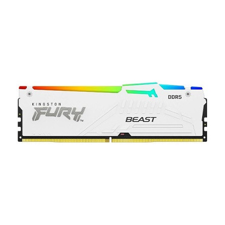 Kingston FURY Beast EXPO/DDR5/16GB/5600MHz/CL36/1x16GB/RGB/White