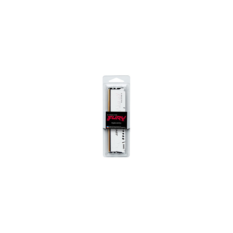 Kingston FURY Beast White/DDR5/16GB/5600MHz/CL40/1x16GB/White