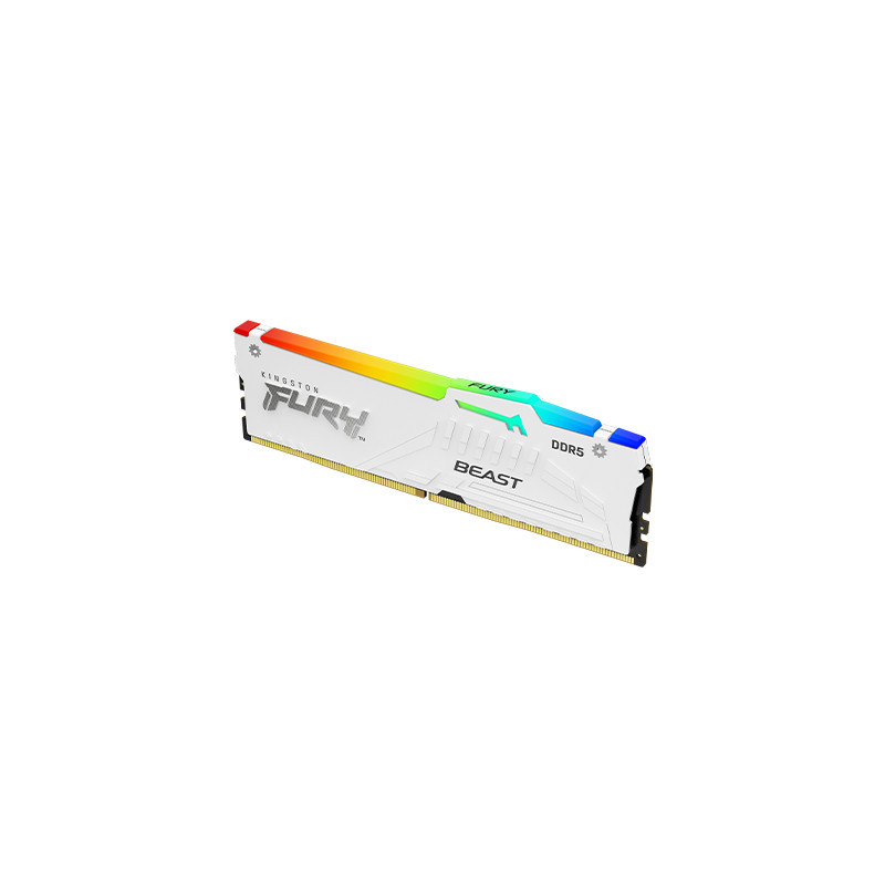 Kingston FURY Beast White/DDR5/32GB/5600MHz/CL40/1x32GB/RGB/White