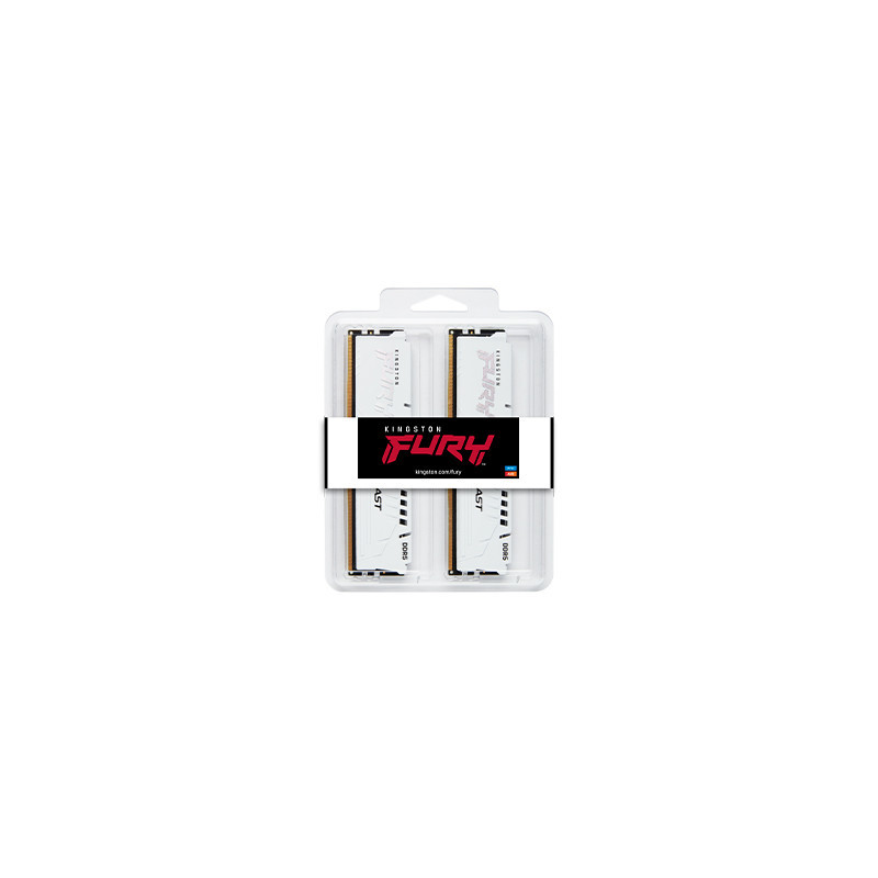 Kingston FURY Beast White/DDR5/64GB/5600MHz/CL40/2x32GB/White