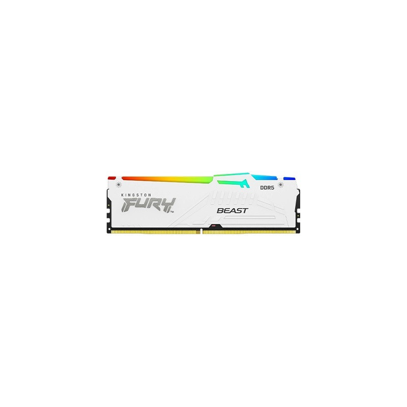 Kingston FURY Beast EXPO/DDR5/64GB/6000MHz/CL36/2x32GB/RGB/White