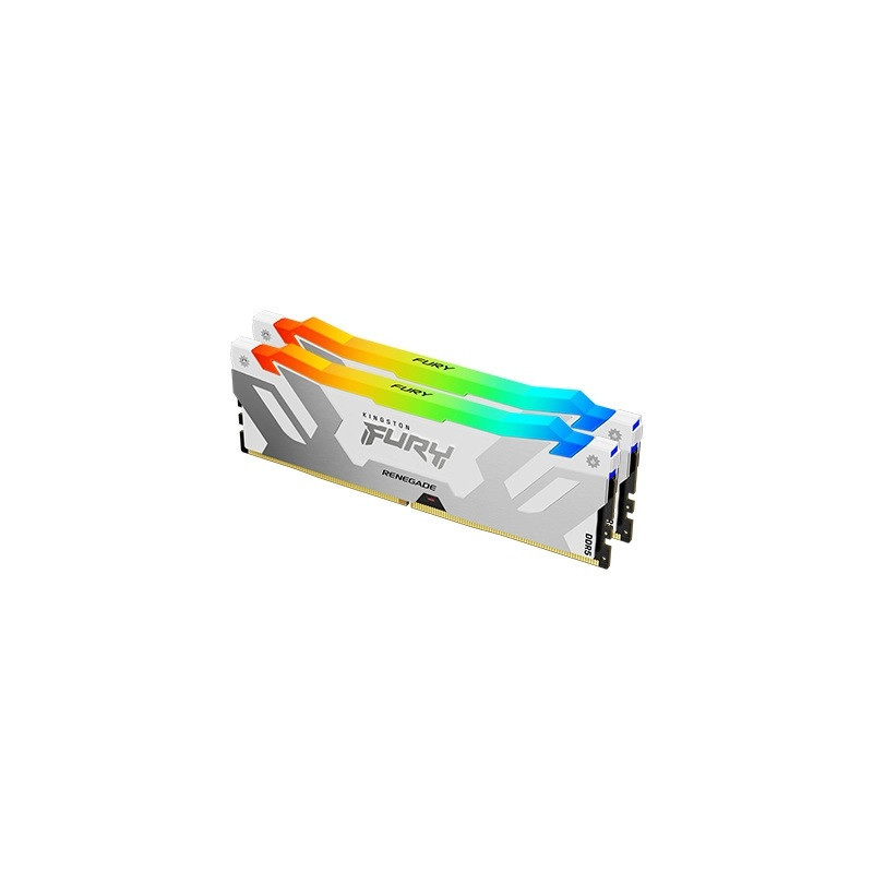 Kingston FURY Renegade/DDR5/32GB/6400MHz/CL32/2x16GB/RGB/White