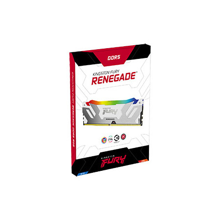 Kingston FURY Renegade/DDR5/16GB/7200MHz/CL38/1x16GB/RGB/White