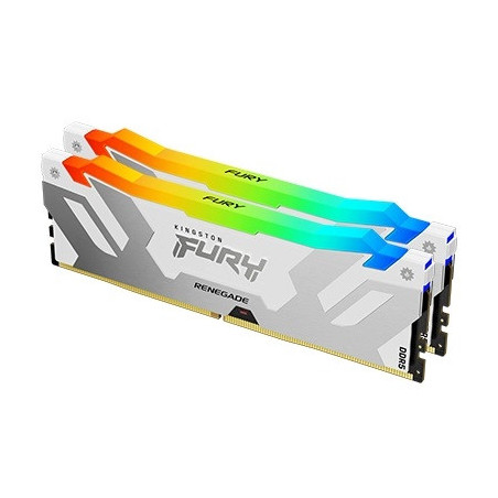 Kingston FURY Renegade/DDR5/32GB/7200MHz/CL38/2x16GB/RGB/White