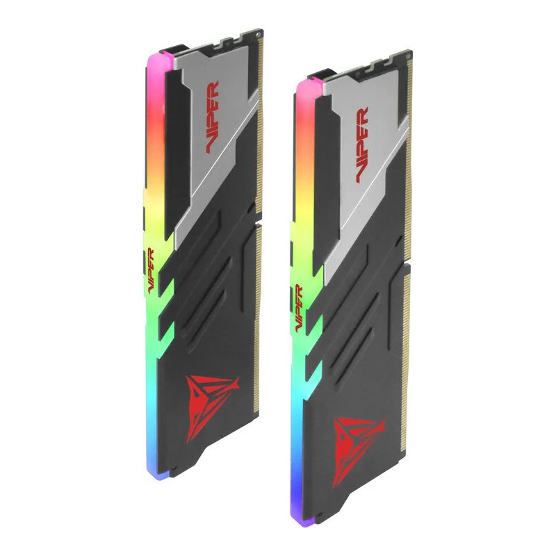 Patriot Viper Venom/DDR5/32GB/6400MHz/CL32/2x16GB/RGB/Black/Silv