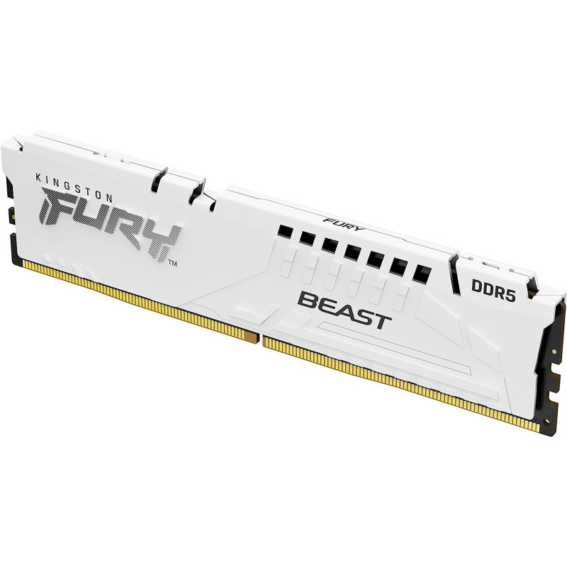 Kingston FURY Beast/DDR5/128GB/5600MHz/CL40/4x32GB/White