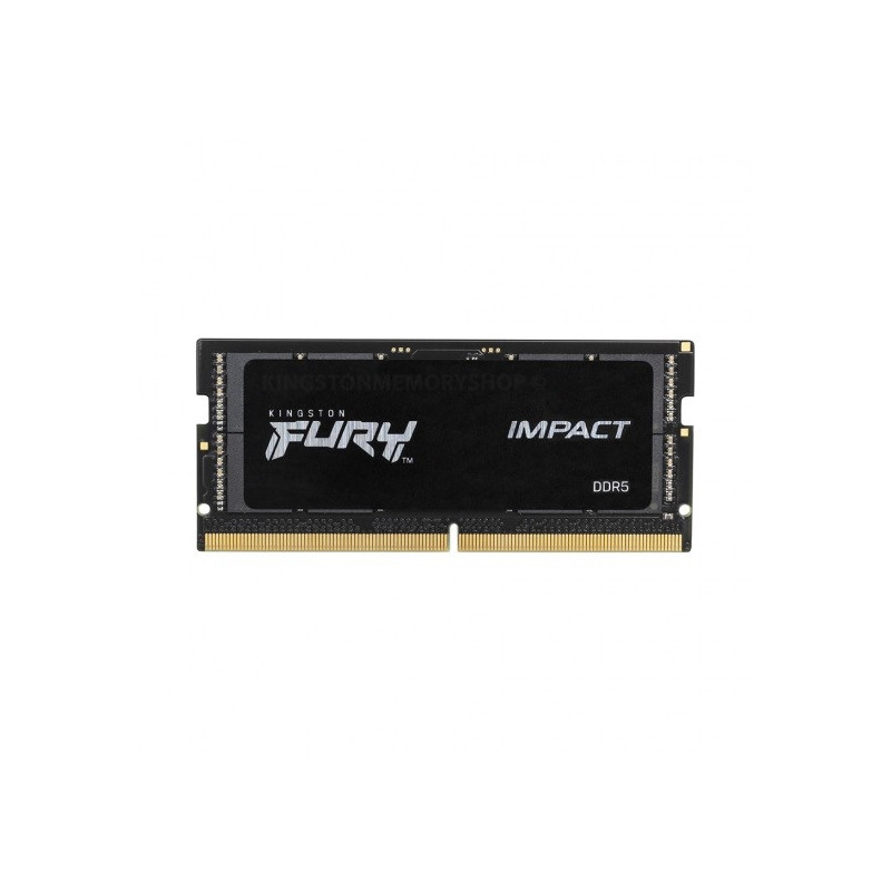 Kingston FURY Impact/SO-DIMM DDR5/16GB/6400MHz/CL38/1x16GB/Black