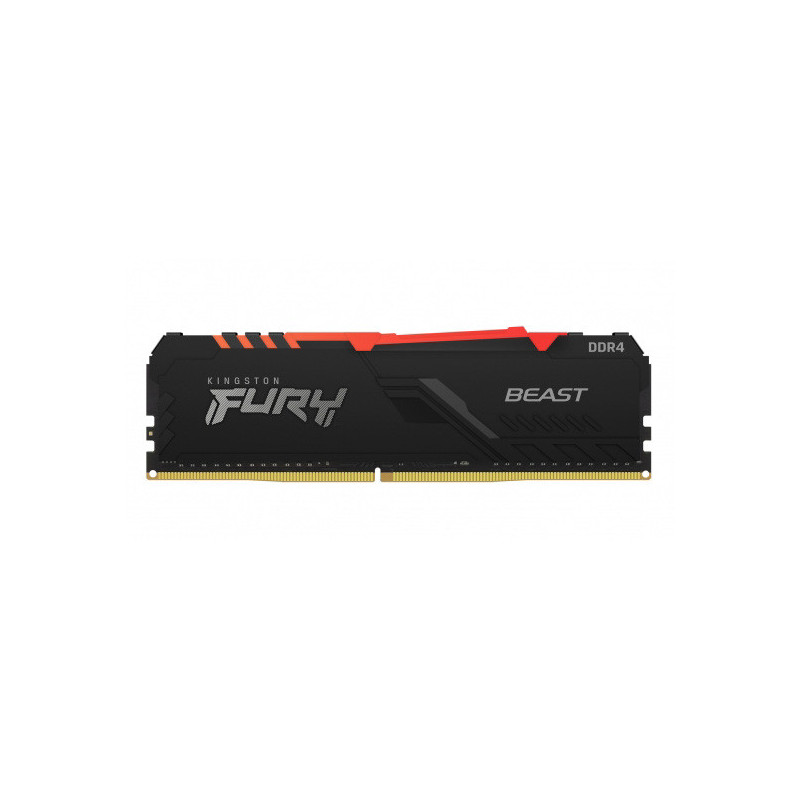Kingston FURY Beast/DDR4/16GB/3200MHz/CL16/2x8GB/RGB/Black