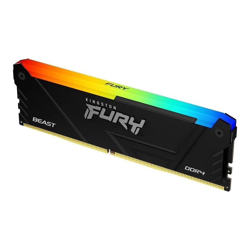 Kingston FURY Beast/DDR4/64GB/3600MHz/CL18/2x32GB/RGB/Black