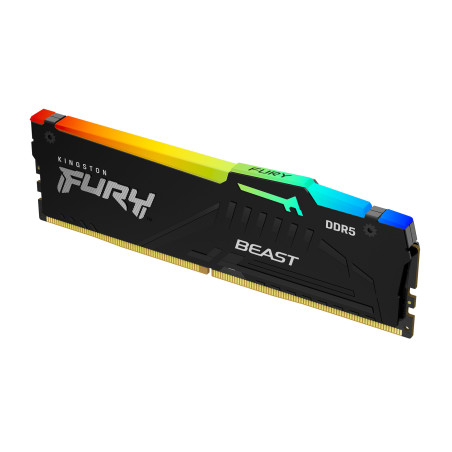 Kingston FURY Beast EXPO/DDR5/32GB/6000MHz/CL36/1x32GB/RGB/Black