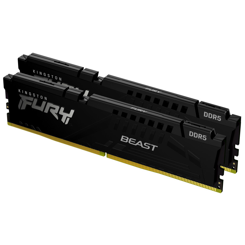 Kingston FURY Beast EXPO/DDR5/64GB/5200MHz/CL40/2x32GB/Black