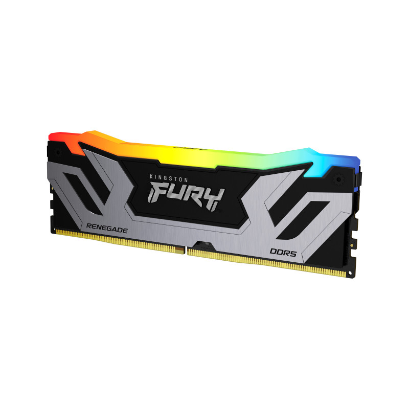 Kingston/CUDIMM DDR5/24/8800MHz/CL42/1x24GB/RGB/Black/Silv