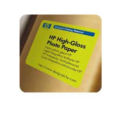 HP High-Gloss Photo Paper - rolka 42"