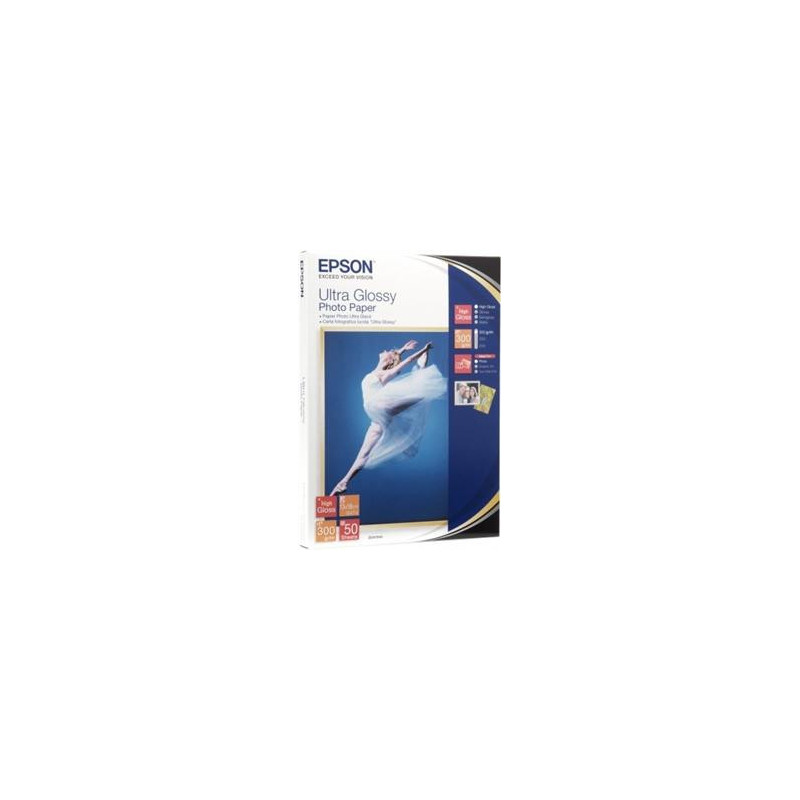 EPSON Ultra Glossy Photo Paper 10x15,300g (50listov)