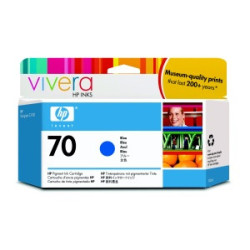HP no 70 modrá atramentová kazeta, C9458A
