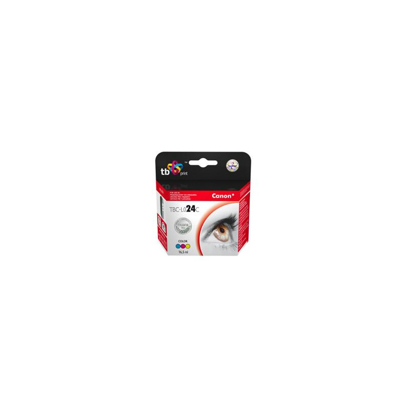 Ink. kazeta TB komp. s Canon BCI-24C, 6882A002, CL
