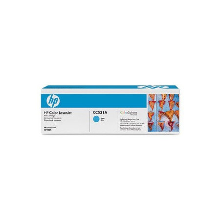 HP tlačová kazeta azúrová, CC531A
