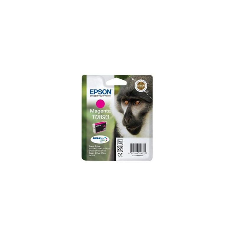 EPSON Magenta Ink Cartridge SX10x 20x 40x (T0893)