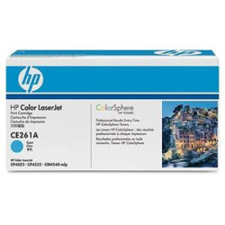 HP tlačová kazeta azúrová, CE261A
