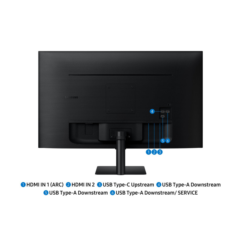 Samsung Smart Monitor/M70F/32"/VA/4K UHD/60Hz/4ms/Čierna/2R