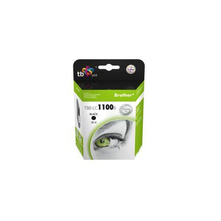Ink. kazeta TB kompat. s Brother LC1100B 100% N