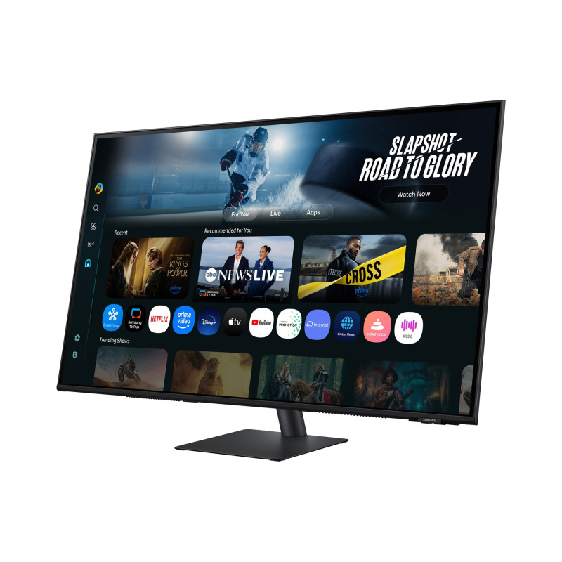 Samsung Smart Monitor/M70F/43"/VA/4K UHD/60Hz/4ms/Čierna/2R