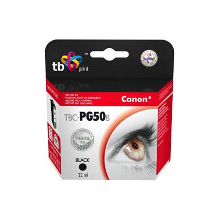 Ink. kazeta TB kompat. s Canon PG-50, 0616B001 Bk