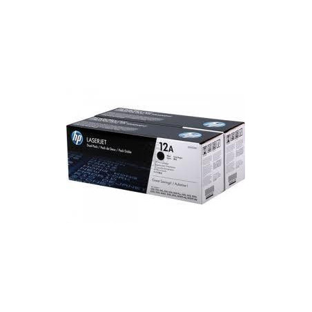 HP tlačová kazeta čierna,2-pack Q2612AD