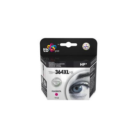 Ink. kazeta TB kompat. s HP CB324EE (No.364), TBH-364XLMR, Magenta