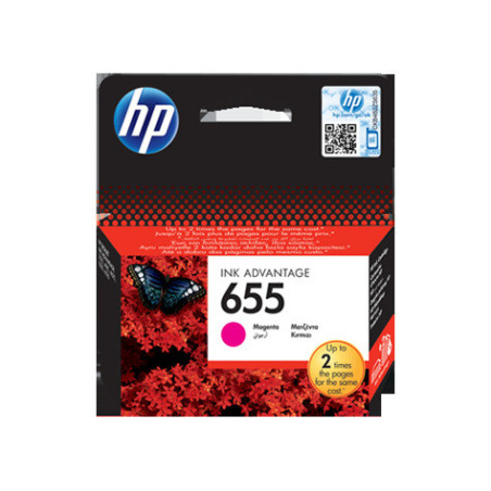 HP 655 purpurová atramentová kazeta, CZ111AE