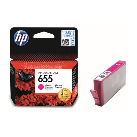 HP 655 purpurová atramentová kazeta, CZ111AE