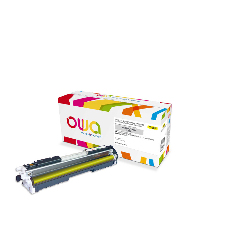 OWA Armor toner kompatibilný s HP CE312A, 1000st, žltá/yellow