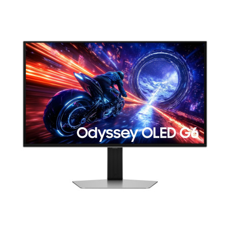 Samsung Odyssey OLED G6/G60SF/27"/OLED/QHD/500Hz/0,03ms/Strieborná/2R