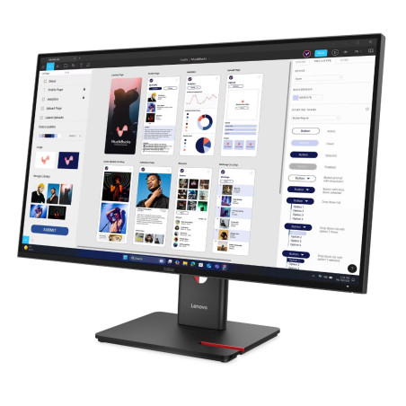 Lenovo ThinkVision/T32UD-40/31,5"/IPS/4K UHD/60Hz/4ms/Čierna/3R