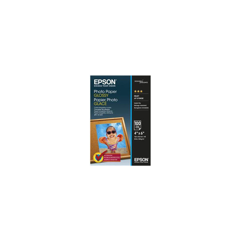EPSON Photo Paper Glossy 10x15cm 100 listov