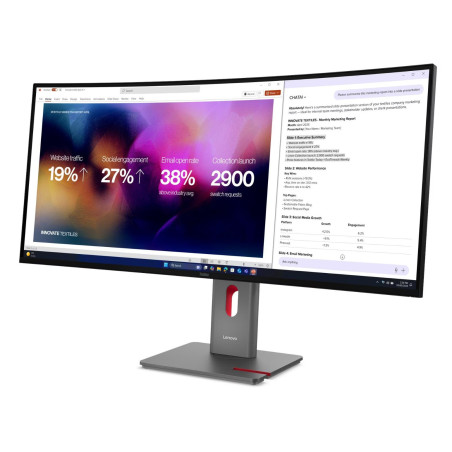 Lenovo ThinkVision/P40WD-40/39,7"/IPS/wUHD/120Hz/4ms/Čierna/3R