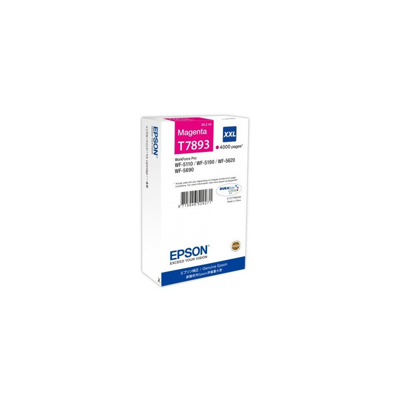WF-5xxx Series Ink Cartridge XXL Magenta T7893